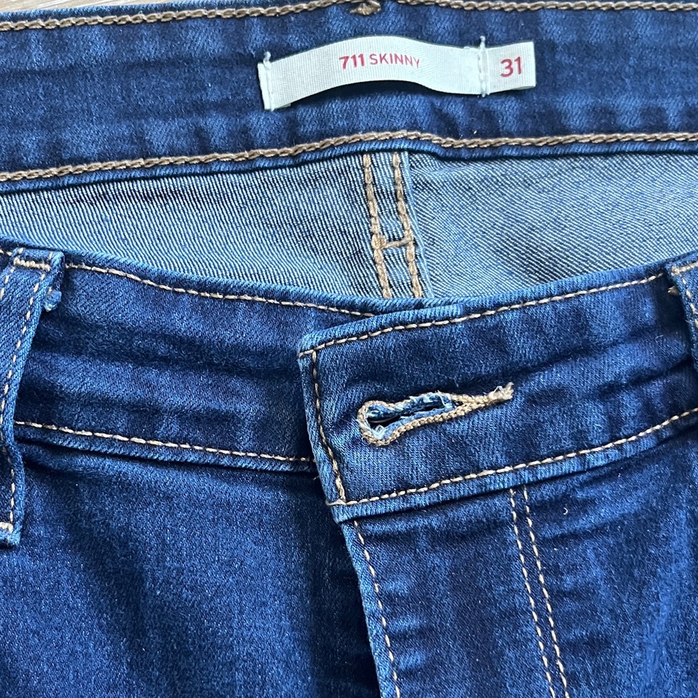 Levi's Women's Deep Blue Skinny Jeans